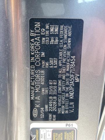 VIN KNDJP3A50F7178454 2015 KIA SOUL no.12