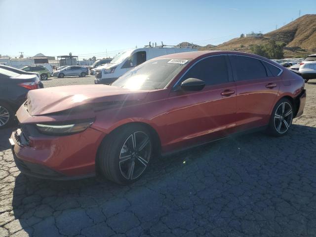 HONDA ACCORD HYB 2023 red  hybrid engine 1HGCY2F51PA051839 photo #1