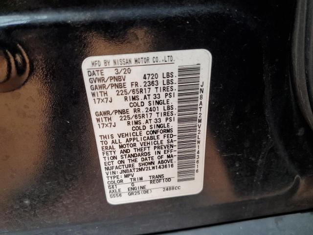 2020 NISSAN ROGUE S - JN8AT2MV2LW143616