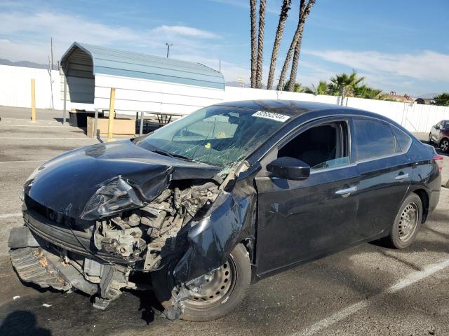 NISSAN SENTRA S 2014 black  gas 3N1AB7AP6EY311144 photo #1