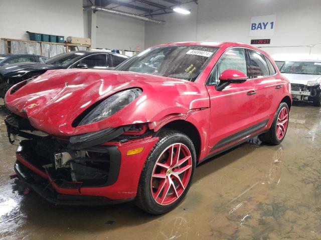 PORSCHE MACAN BASE 2023 red  gas WP1AA2A58PLB03231 photo #1