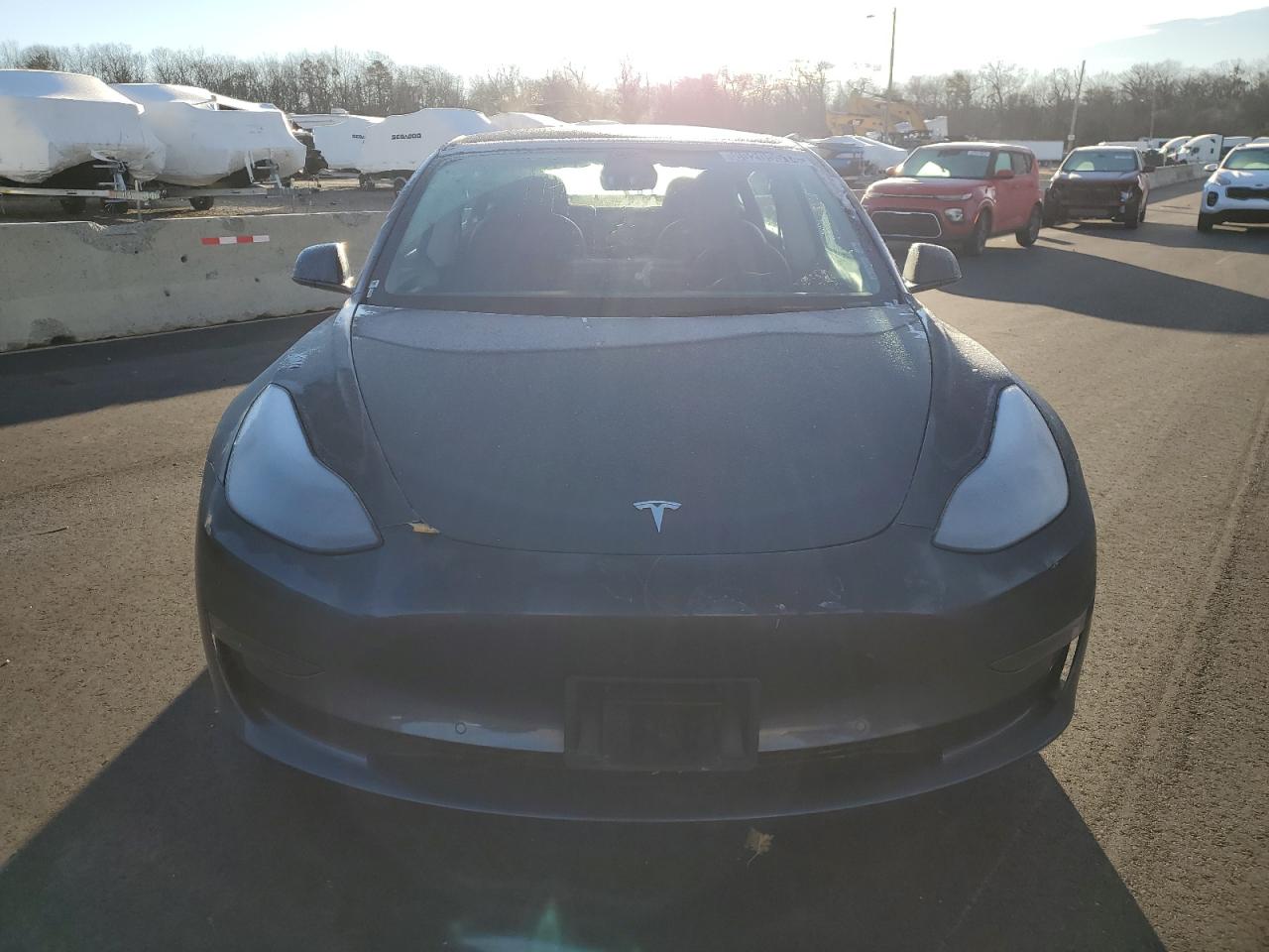 Lot #3055147964 2022 TESLA MODEL 3