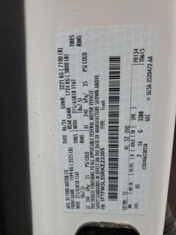 2024 FORD F150 XLT 1FTFW3L55RKE23305