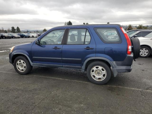 HONDA CR-V LX 2005 blue  gas JHLRD68565C016789 photo #3