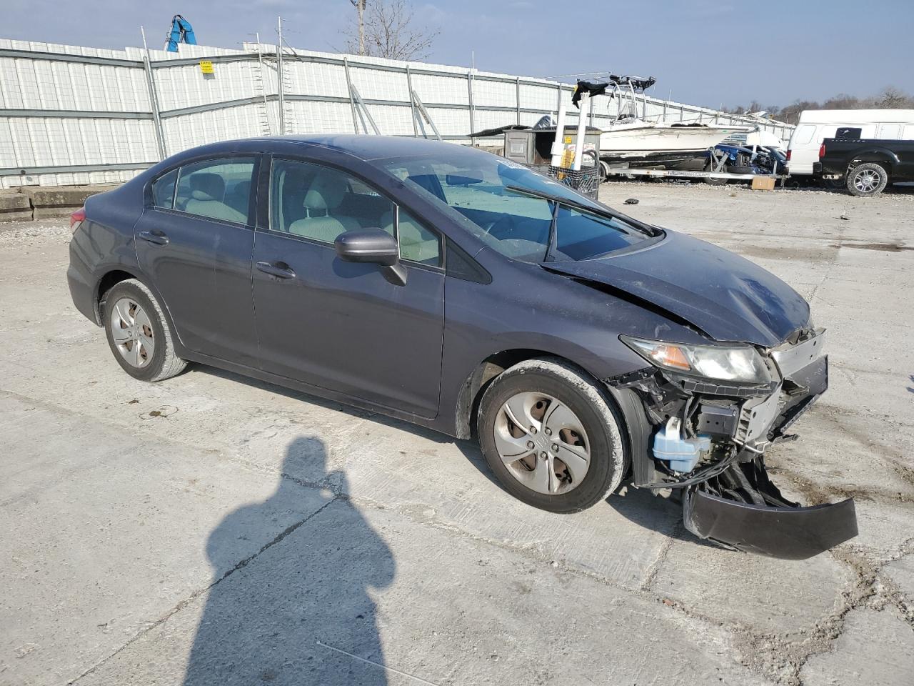 Lot #3024925374 2015 HONDA CIVIC LX