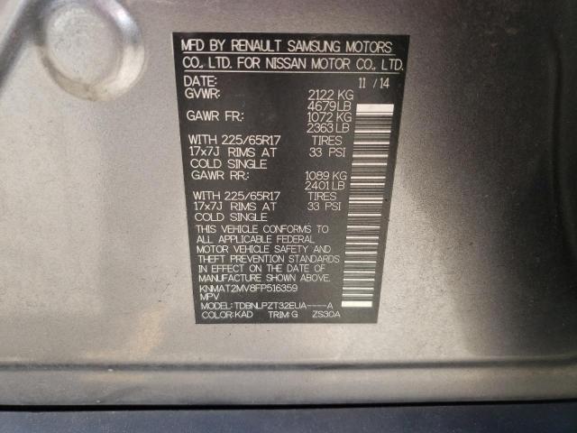 2015 NISSAN ROGUE S - KNMAT2MV8FP516359