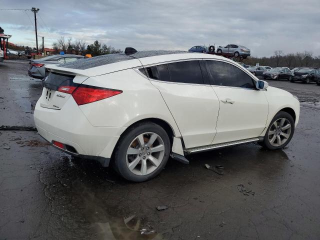 ACURA ZDX ADVANC 2010 white  gas 2HNYB1H6XAH500735 photo #4