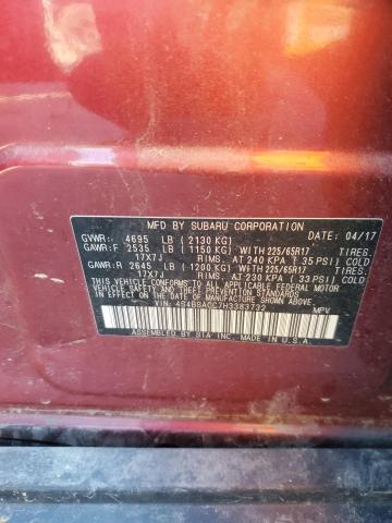 2017 SUBARU OUTBACK 2. - 4S4BSACC7H3383732