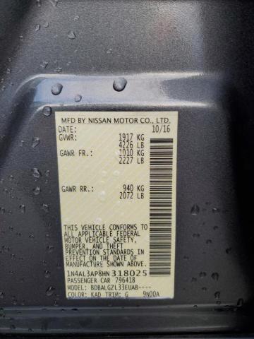 2017 NISSAN ALTIMA 2.5 - 1N4AL3AP8HN318025