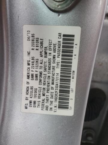 VIN 1HGCR2F35DA170114 2013 HONDA ACCORD no.12