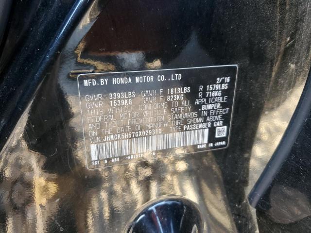 2016 HONDA FIT LX - JHMGK5H57GX029310