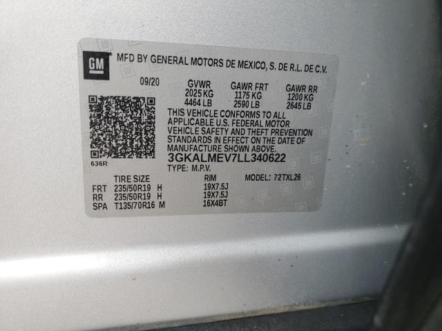 2020 GMC TERRAIN SL - 3GKALMEV7LL340622