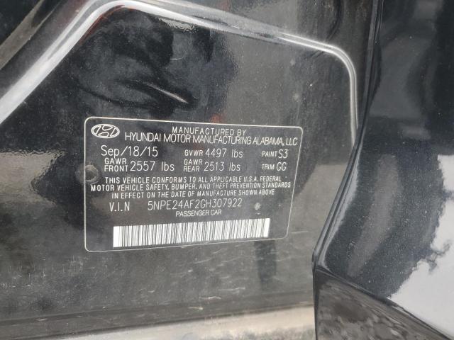 VIN 5NPE24AF2GH307922 2016 HYUNDAI SONATA no.13