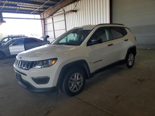 JEEP COMPASS SP 2018 white  gas 3C4NJCAB6JT102282 photo #1