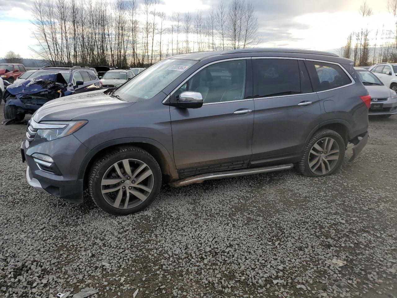 Lot #3033466104 2016 HONDA PILOT ELIT