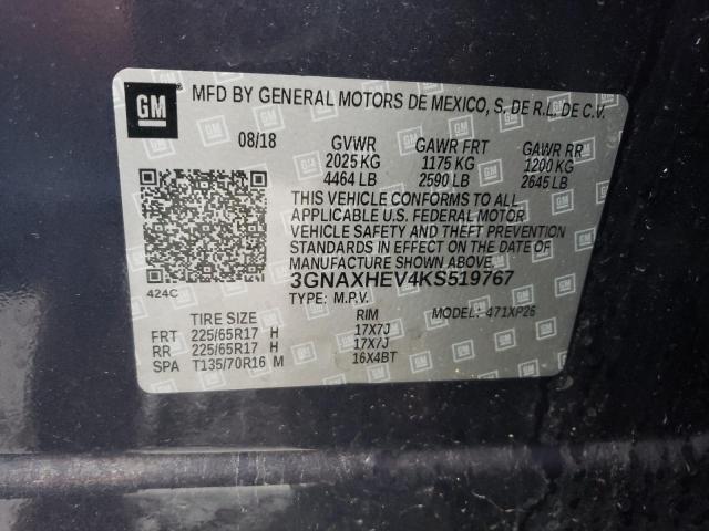 2019 CHEVROLET EQUINOX LS - 3GNAXHEV4KS519767