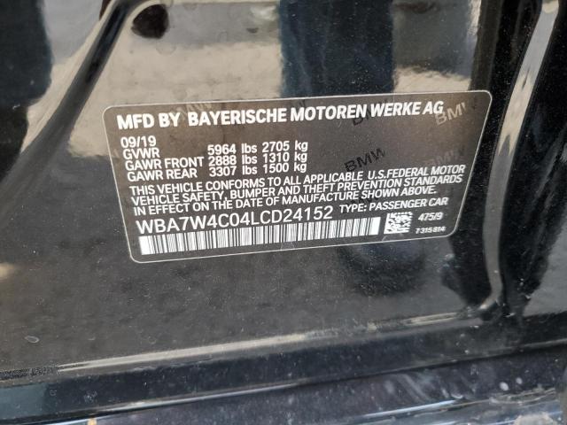 2020 BMW 745XE WBA7W4C04LCD24152
