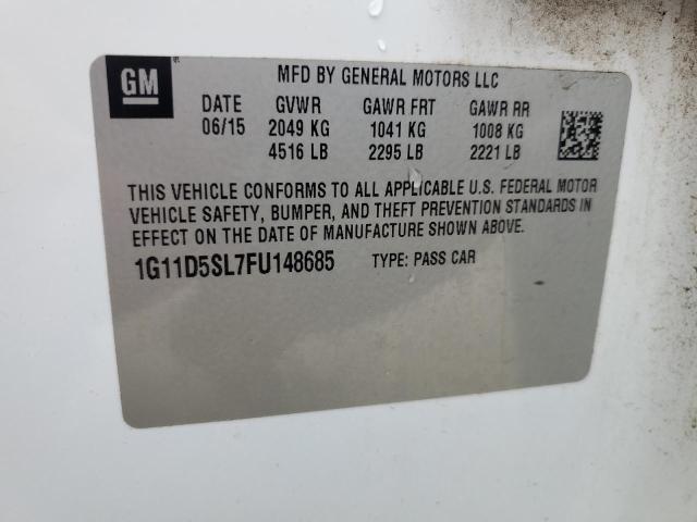 2015 CHEVROLET MALIBU 2LT - 1G11D5SL7FU148685