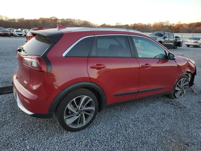 KIA NIRO EX TO 2017 red  hybrid engine KNDCE3LC2H5081538 photo #4