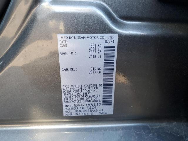 2024 NISSAN ALTIMA SV - 1N4BL4DV4RN388157