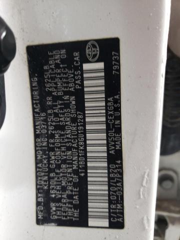2016 TOYOTA CAMRY HYBR - 4T1BD1FK8GU191287