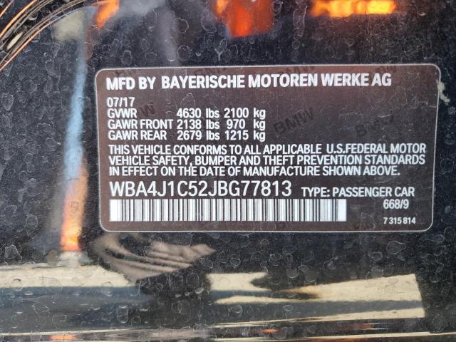 2018 BMW 430I GRAN - WBA4J1C52JBG77813