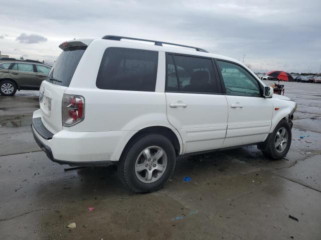 HONDA PILOT EX 2006 white  gas 5FNYF28586B015109 photo #4