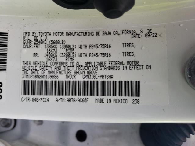 2022 TOYOTA TACOMA DOU - 3TMDZ5BN2NM139886