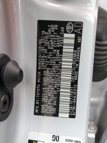 2018 TOYOTA COROLLA L - 2T1BURHE9JC116323