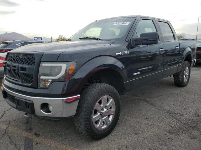 FORD F150 SUPER 2013 black crew pic gas 1FTFW1ET6DFB39814 photo #1