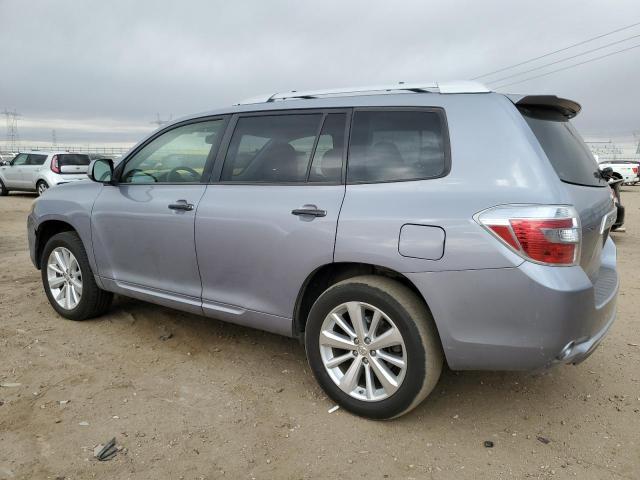 TOYOTA HIGHLANDER 2009 gray  hybrid engine JTEEW44A192037389 photo #3