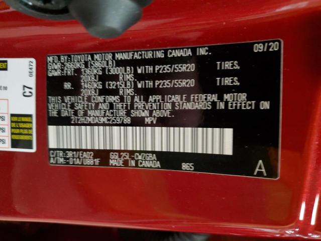 2021 LEXUS RX 350 - 2T2HZMDA9MC259788