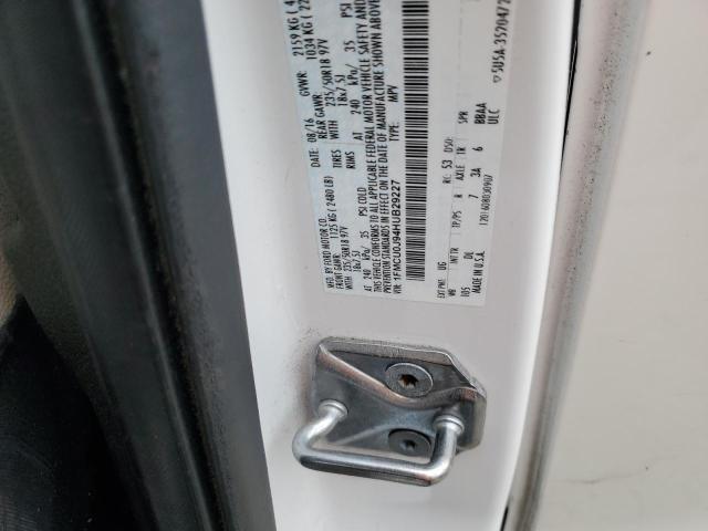 2017 FORD ESCAPE TIT - 1FMCU0J94HUB29227