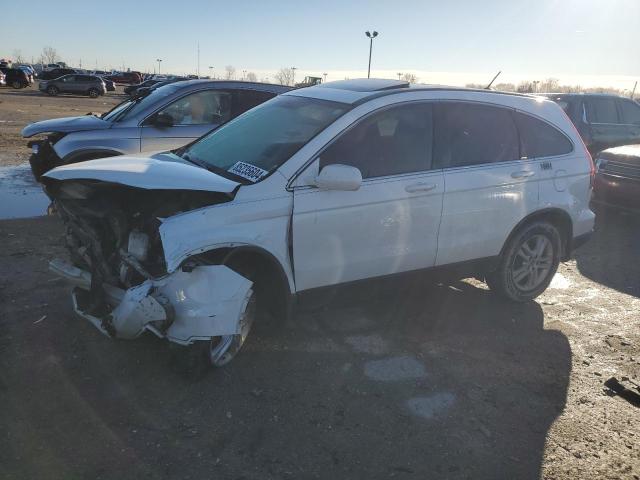 HONDA CR-V EXL 2011 white  gas 5J6RE4H75BL063740 photo #1