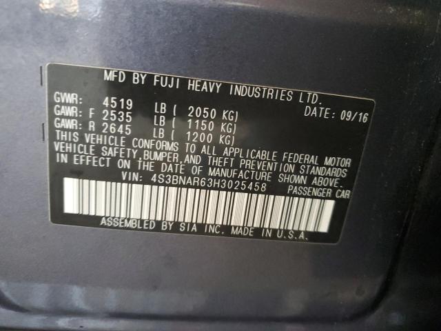2017 SUBARU LEGACY SPO - 4S3BNAR63H3025458
