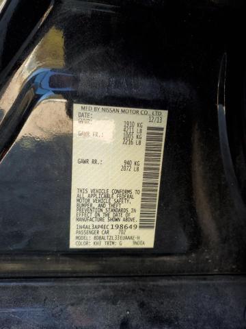 VIN 1N4AL3AP4EC198649 2014 NISSAN ALTIMA no.12