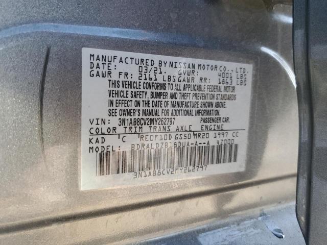 2021 NISSAN SENTRA SV - 3N1AB8CV2MY262797