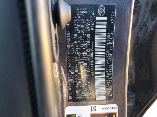 2018 TOYOTA CAMRY L - 4T1B11HKXJU635444