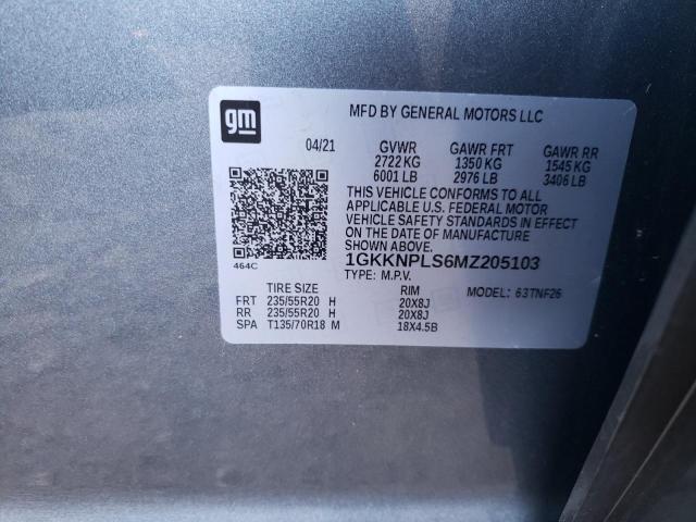 2021 GMC ACADIA DEN - 1GKKNPLS6MZ205103