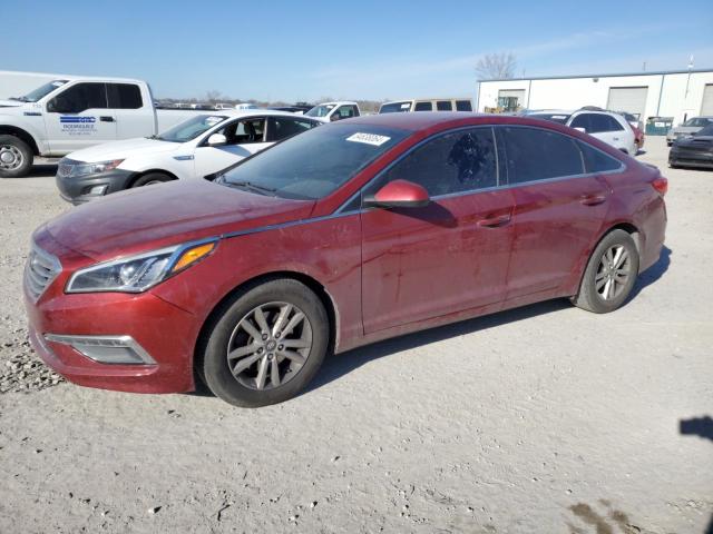 HYUNDAI SONATA SE 2015 red  gas 5NPE24AF5FH209806 photo #1