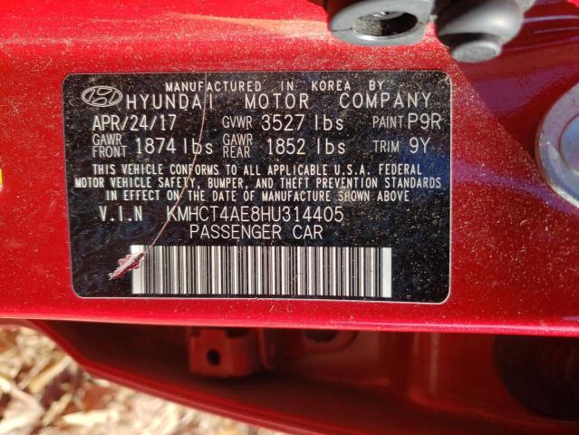 2017 HYUNDAI ACCENT SE - KMHCT4AE8HU314405