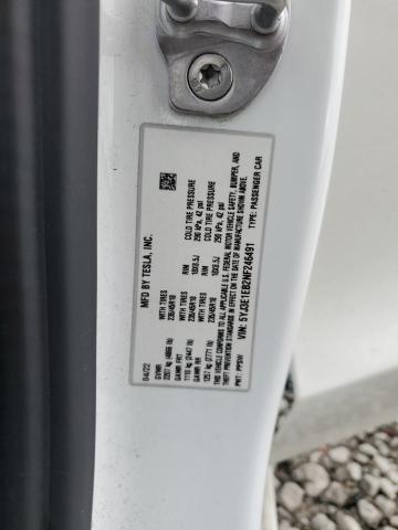 2022 TESLA MODEL 3 - 5YJ3E1EB2NF246491