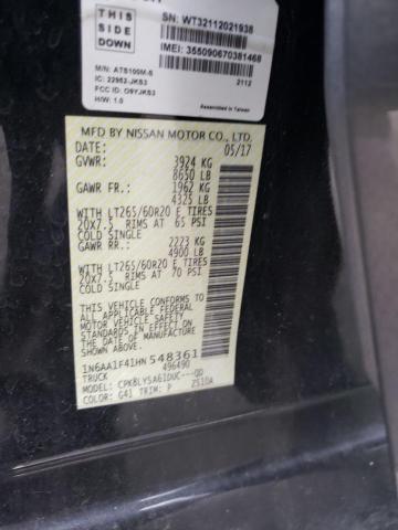 2017 NISSAN TITAN XD S - 1N6AA1F41HN548361