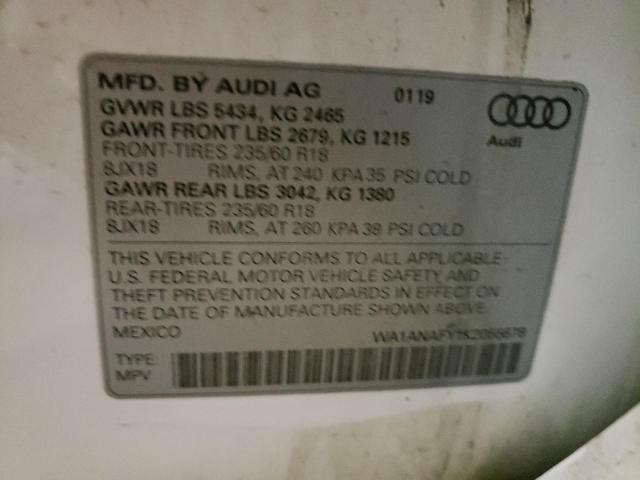 VIN WA1ANAFY1K2055678 2019 AUDI Q5 no.12