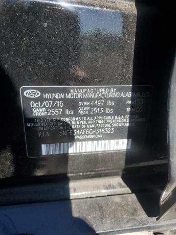 VIN 5NPE34AF6GH318323 2016 HYUNDAI SONATA no.13