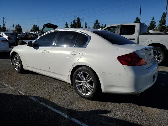 INFINITI Q40 2015 white  gas JN1CV6AP7FM500920 photo #3