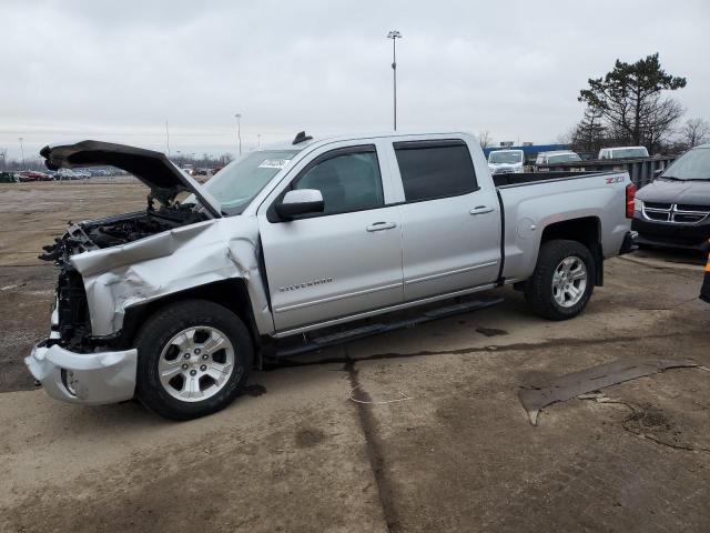 CHEVROLET SILVERADO 2018 silver  gas 3GCUKREC3JG318405 photo #1