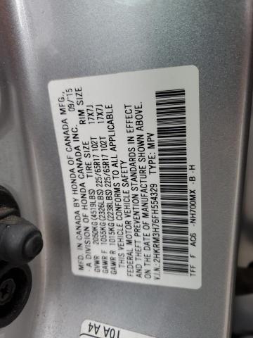 2015 HONDA CR-V EXL - 2HKRM3H76FH554329