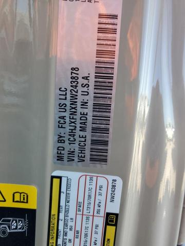 2022 JEEP WRANGLER U - 1C4HJXFNXNW243878
