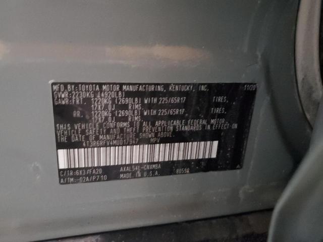 2021 TOYOTA RAV4 XLE - 4T3R6RFV4MU017947